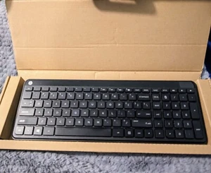 HP Hewlett Packard Computer Keyboard Wireless KG-1450 Dongle Not Included - Picture 1 of 7
