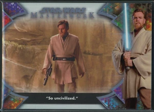 2022 Topps Star Wars Masterwork Obi-Wan Zitat OB1-9 ""So unzivilisiert"" 033/299 - Bild 1 von 2