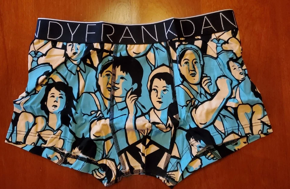 Frank Dandy Men's Blue China Trunks Boxer Briefs Small NWT - Image 1 of 1