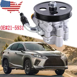 Power Steering Pump With Pulley Toyota Highlander 2004-2007 Solara V6 1999-2003 - Picture 1 of 14