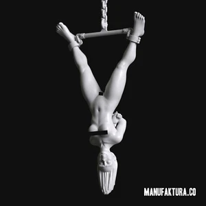 Hanging Prisoner Girl 161 - 28mm Scale Resin Miniature by Manufaktura Miniatures - Picture 1 of 7