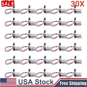 30X ER3V 3.6V 1000mAh PLC batteria litio ricambio per Toshiba JZSP-BA01 nuova. - Foto 1 di 6