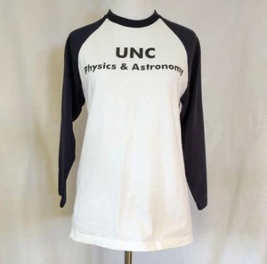 Camiseta de béisbol UNC Physics Absolut Feynman para mujer talla S campeón blanca - Imagen 1 de 6