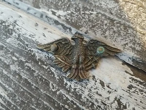 Vintage Army Military E Pluribus Unum American Eagle Badge Emblem Metal WwII - Picture 1 of 5