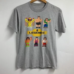 WWE Boys Wrestling Legends 8 Bit Character Andre Giant Macho Man Size 12/14 - Picture 1 of 8