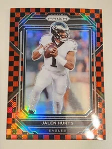 Jalen Hurts 2022 Panini Prizm Red & Black Checker Board Case Hit - Picture 1 of 2