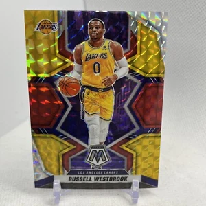 2021-22 Panini Mosaic Choice Fusion Red & Yellow Prizm /88 Russell Westbrook #51 - Picture 1 of 6