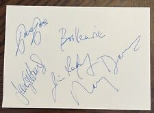 Ray Davies The Kinks Band Signed Autographed 4x6 Index Card Vintage See Photo
