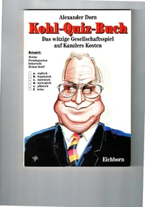 Kohl Quiz- Buch, Das witzige Gesellschaftsspiel auf Kanzlers Kosten - Picture 1 of 2