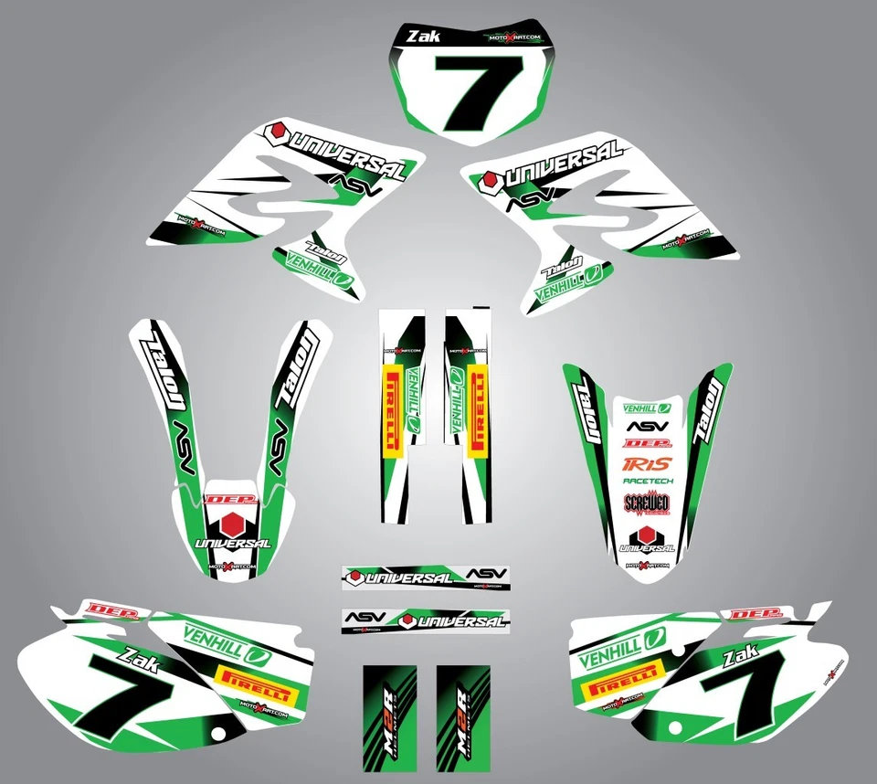 Kit Gráfico Completo Personalizado - STORM - KAWASAKI KX 125 - 1999/2002 Foto 1 de 1