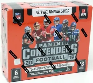 Panini Contenders Football 2019 caja de hobby sellada de fábrica - Imagen 1 de 1