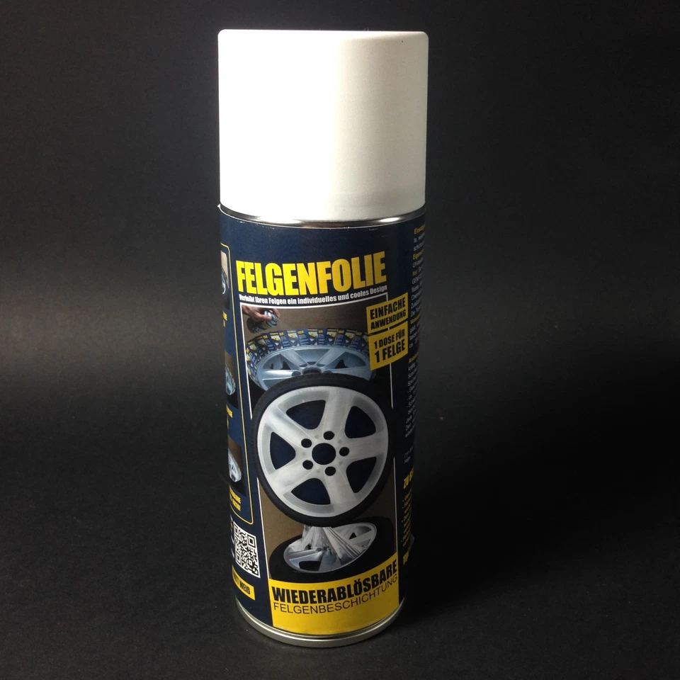 Sprühfolie Felgenfolie Flüssiggummi 1x 400ml Spray weiss matt - Bild 1 von 1