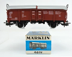 MARKLIN HO SCALE 4619 DB SLIDING ROOF GONDOLA #408-2 - Picture 1 of 9