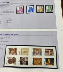 AÑO 2004 . ESPAÑA Y ANDORRA LIBRO OFICIAL DE CORREOS DE SELLOS - Imagen 1 de 3
