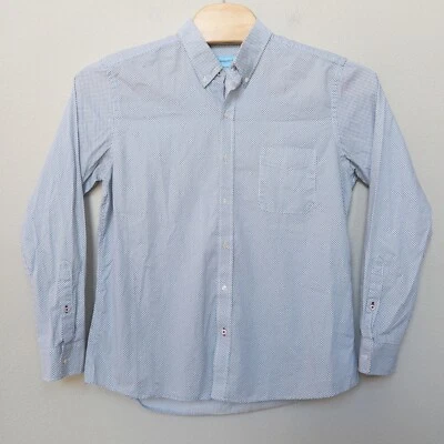 J McLaughlin Shirt Men's XL Modern Fit Casual Button Down Fish Pattern Pocket - Image 1 of 4