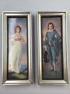 Encaustic Tiles Co AETCO American N.Y. Pinky & Boy Blue 1937 pintado a mano firmado - Imagen 1 de 24