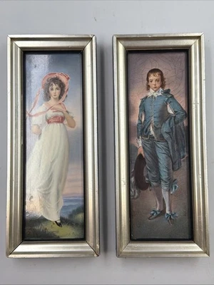 Encaustic Tiles Co AETCO American N.Y. Pinky & Boy Blue 1937 pintado a mano firmado Foto 1 de 4