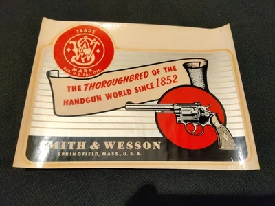 Vintage Smith & Wesson Decal NOS - Image 1 of 2