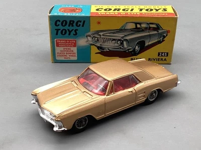 Modellautos 1:43 Corgi Toys 245 Buick Riviera mit OVP - Bild 1 von 4