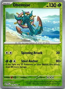 Dhelmise Reverse Holo Uncommon SV05: Temporal Forces 019/162 NM - Picture 1 of 2