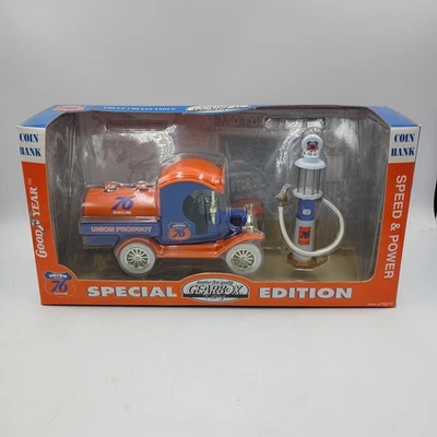 GEARBOX UNION 76 1912 FORD petrolero BANCO, 1920 WAYNE BOMBA DE GAS, COMO NUEVO EN CAJA Foto 1 de 4