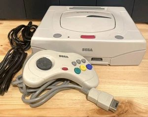 Beautiful item!! ︎ SEGA Sega Saturn HST-3220 body with controller - Picture 1 of 9