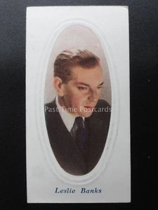 No.45 LESLIE BANKS - Screen Stars A (Embossed) by Godfrey Phillips 1936 - Picture 1 of 1