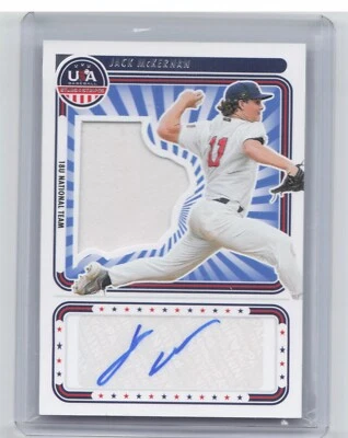 2024 Panini Stars & Stripes Jack McKernan Silhouettes Jersey Auto /199  - Image 1 of 2