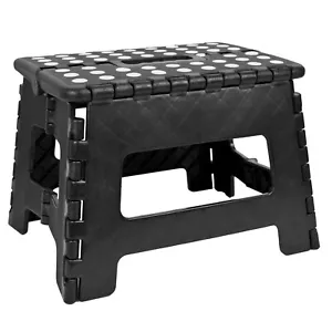 Small FOLDING STEP STOOL Multi Purpose Home Kitchen Foldable Fold Up Stepstool - Picture 1 of 7