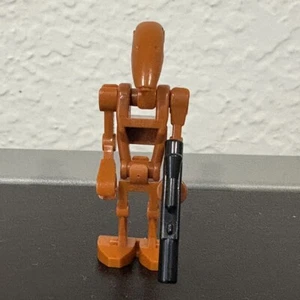 LEGO Star Wars Geonosis Droide de Batalla Minifigura Naranja Oscuro sw0467 75019 75077 - Imagen 1 de 3