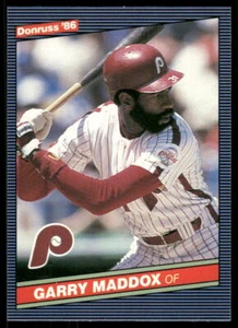 1986 Donruss #407 Garry Maddox - Picture 1 of 2