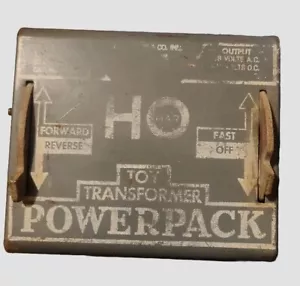 Vintage HO Scale Marx 6030 Toy Transformer PowerPack for Train - Picture 1 of 5