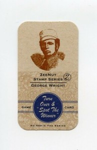 #TN27615 GEORGE WRIGHT Hall of Fame Baseball Game Card