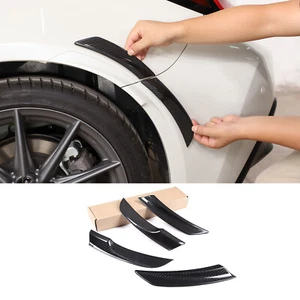 Real Carbon Fiber Rear Wheel Arch Cover Overlay Molding Fits GR86 / BRZ 2022-up - Picture 1 of 14
