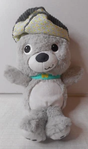Bright Starts Belly Laughs Gray Puppy Dog Plush Musical Giggles Peek A Boo 12" - Picture 1 of 10