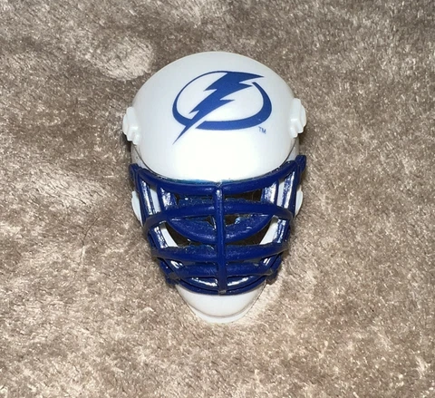 Tampa Bay Lightning Hockey Goalie Mini Helmet Mask Franklin NHL 1.5" Cover