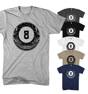Herren T-Shirt Monster Eight Billard Ball Smile to Win 8B15420 - Picture 1 of 1