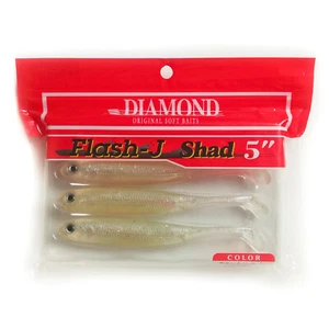 Señuelo plástico suave 3D realista pececillo pez roca fino #21 DIAMOND FLASH J-SHAD #21 - Imagen 1 de 4