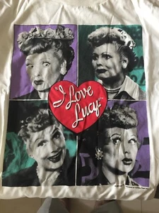 I Love Lucy T-Shirt Adult Large Short Sleeve - Picture 1 of 3