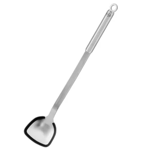 Rösle Edelstahl BBQ Woklöffel 40 cm mit Silikonrand - Bild 1 von 3