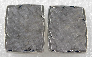 ANSON STERLING Silver MANUFACTURED Vintage CUFFLINKS Estate - Picture 1 of 4