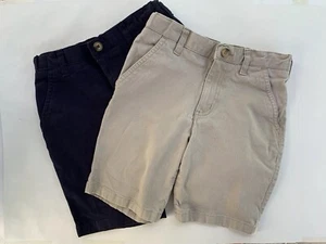 Uniform Shorts French Toast Size 7 Lot Of 2 Navy And Khaki - Picture 1 of 7
