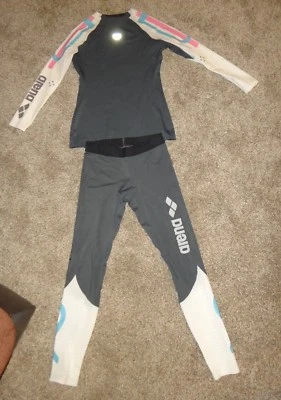 EUC WOMENS USA S ARENA POWERSKIN CARBON FLEX VX SWIMSKIN SWIM SKINSUIT 2 PC PRO - Image 1 of 4