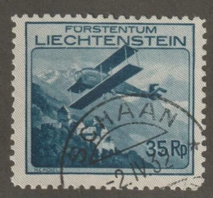 Liechtenstein 1930 C4 Air Post Stamp- Used - Picture 1 of 1