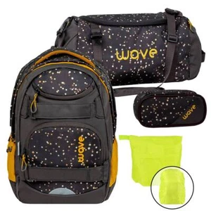 Schulrucksack Set Mädchen Jungs Teenager 5.Klasse WAVE "Dots Sand" - Bild 1 von 12