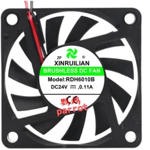 Großes Luftvolumen Kühlgebläse RDH6010B 24V 0,11A 60*60*10mm - Afbeelding 1 van 2
