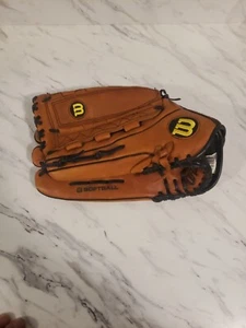 Wilson A700 AO702 14"  Softball Mitt Glove - LHT  Ecco Leather Nice Condition - Bild 1 von 3