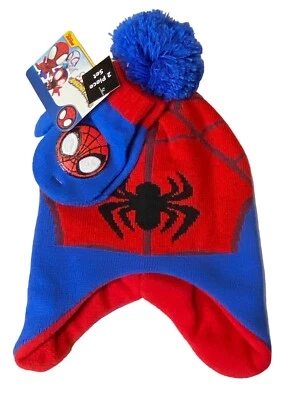 BERKSHIRE Toddler Boys Character License Cold Weather Hat and Mittens, 2 Piece - Image 1 of 4