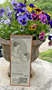 Actual Org Ladies Home Journal 1925 Lorraine Hair Nets Framed Ad Woolworth's - Picture 1 of 4