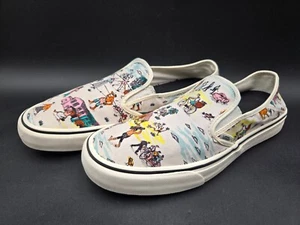 Vans Shoes Mens 13 Kide Baharudin Slip On White Asia Custom Culture - Picture 1 of 9
